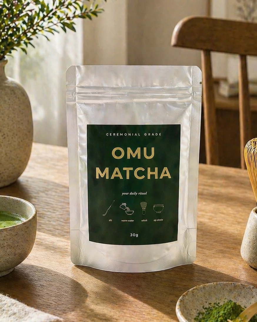 OMU Matcha Ceremonial Grade - Set matcha premium OMU Matcha Shqipëri